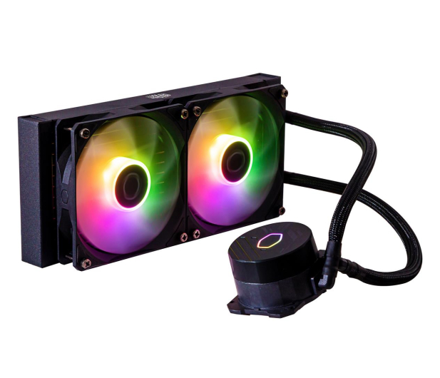 COOLER MASTER Masterliquid 240L Core ARGB Black 2x120mm - 1145988 - zdjęcie